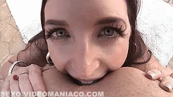 Gif Porno Angela White Sexo Oral 1
